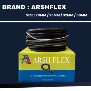 GI FLEXIBLE CONDUIT PVC COATED